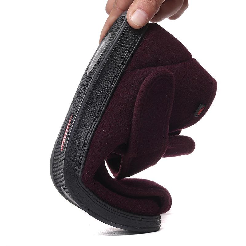 Widen The New Wool Shoes Fat Swelling Deformation Of Hallux Valgus Foot Wide Elderly Diabetes Shoes Large size 34-51