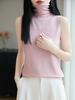 2025 Women's Autumn Sleeveless Knitted Turtleneck Sweater Vest