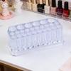 26 Holes Acrylic Nail Brushes Organizer Nail Art Kit Storage Tools Makeup Cosmetics Pen Display Case Holder Holder Showing Shelf