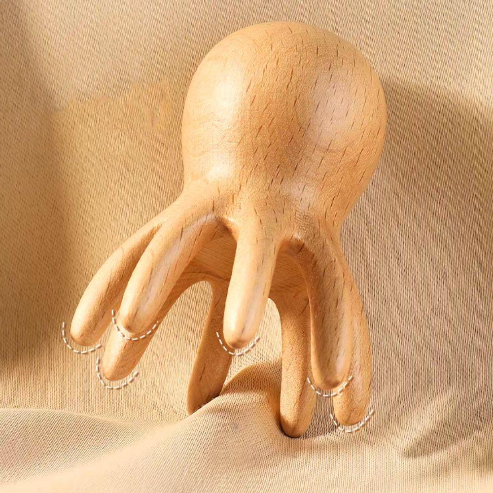 Scraping Device Octopus Massage Comb Meridian Dredging Hair Styling Tool  Women