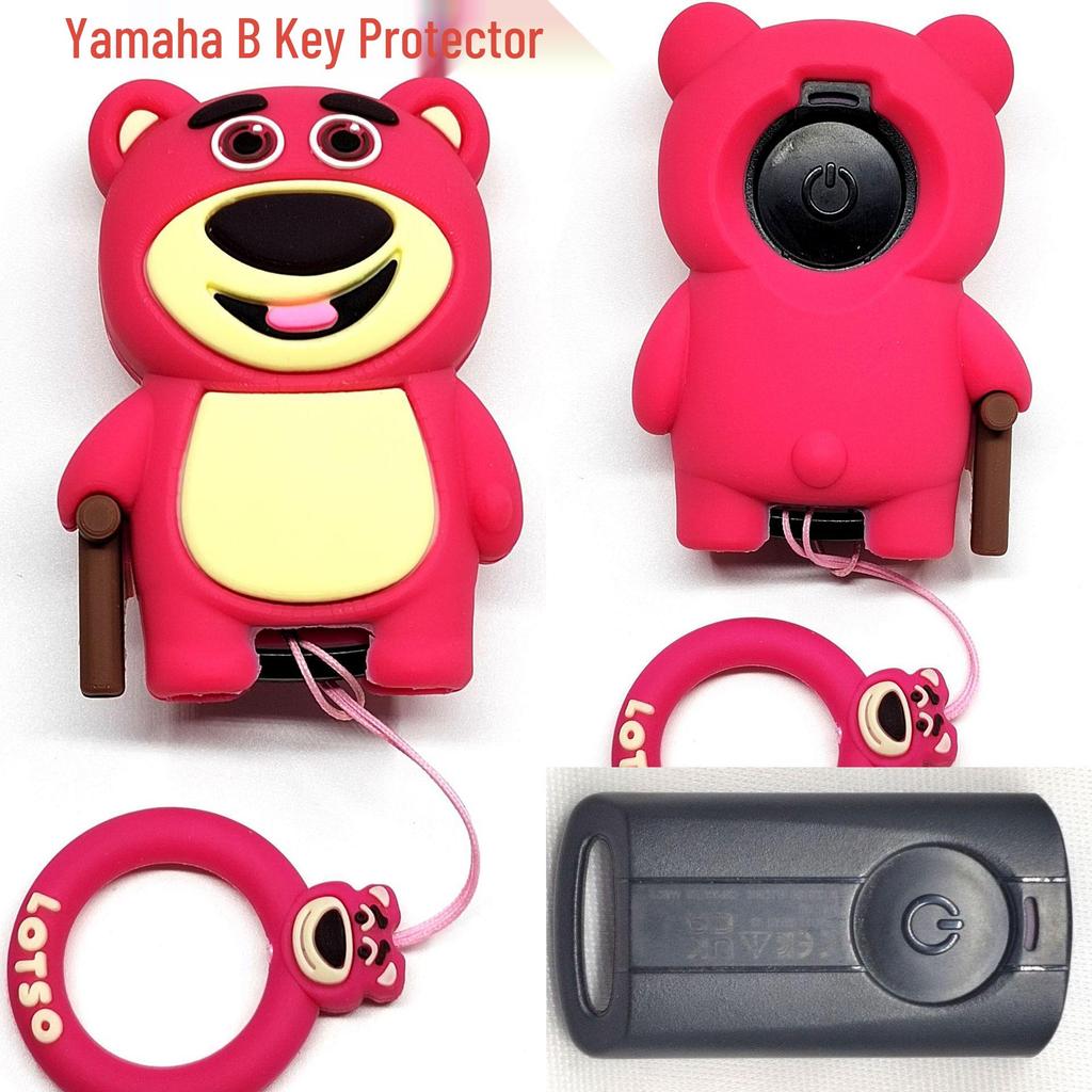 Cat Paw Cartoon Key Cover for Yamaha & Honda Motorcycles