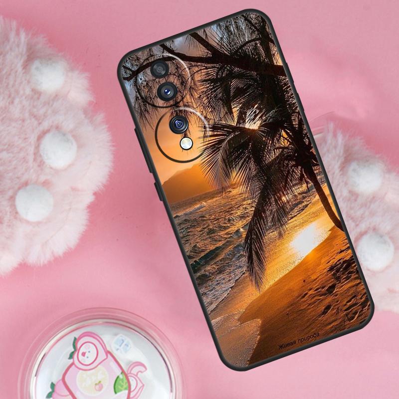 Summer Beach Sunset On Sea Case For Honor 200 Pro 50 70 90 Lite X9b X9a X8b X8a X8 X9 X9c Honor Magic 7 6 5 Lite Cover