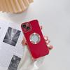 Luxury Phone Cover Colorful CD Lens Protector Hollow Soft Tpu Electroplated Phone Case for Iphone 14 Plus 13 15