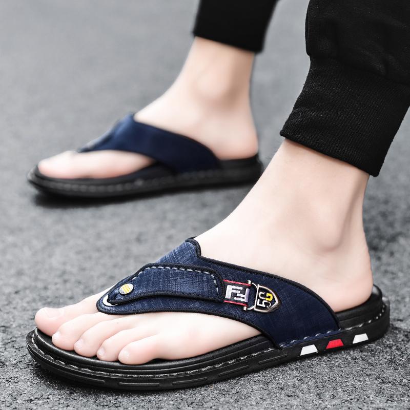 Módní trend Muži Boty Jednoduché žabky Lehké Přímořské pantofle Ležérní Muži Obuv Plážové sandály Pantofle Léto Volný čas Žabky s otevřenou špičkou