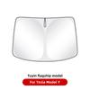 YZ For Tesla Model Y 3 Highland Juniper 2021-2025 Car Sun Shade Front Window Shade Visor Glass Roof Skylight UV Protection