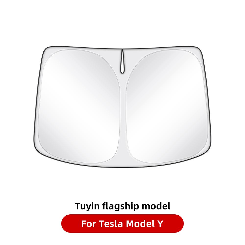 

YZ For Tesla Model 3 Y 2025-2025 Car Sun shade Front Window Shade Cover Visor Glass Roof Skylight UV Protection Accessories
