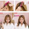 Folding V Type Hair Straightener Brush DIY Natural Curling Comb Hairdress Tool Hair Styling Hairdressing Combs Hair