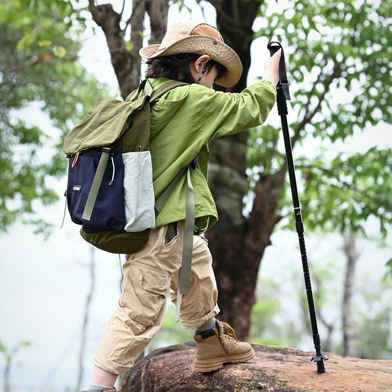 Kids Hiking Backpack With Breathable Nylon For Boys Girls Outdoor Camping And School Use