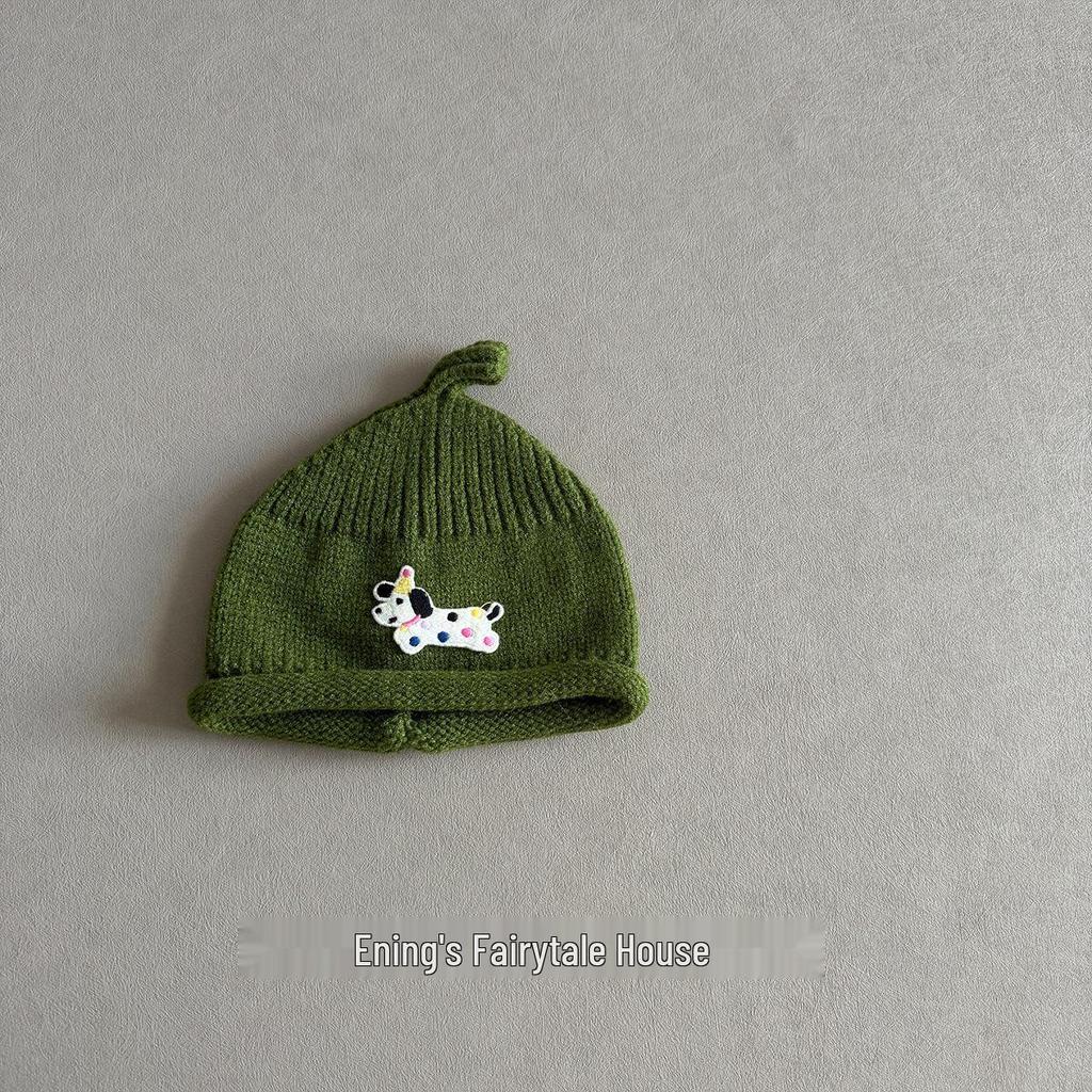 Adorable Infant & Toddler Wool Hat - New Autumn/Winter Style for Boys & Girls, Pacifier-Friendly, Warm, Perfect for Small Month Olds