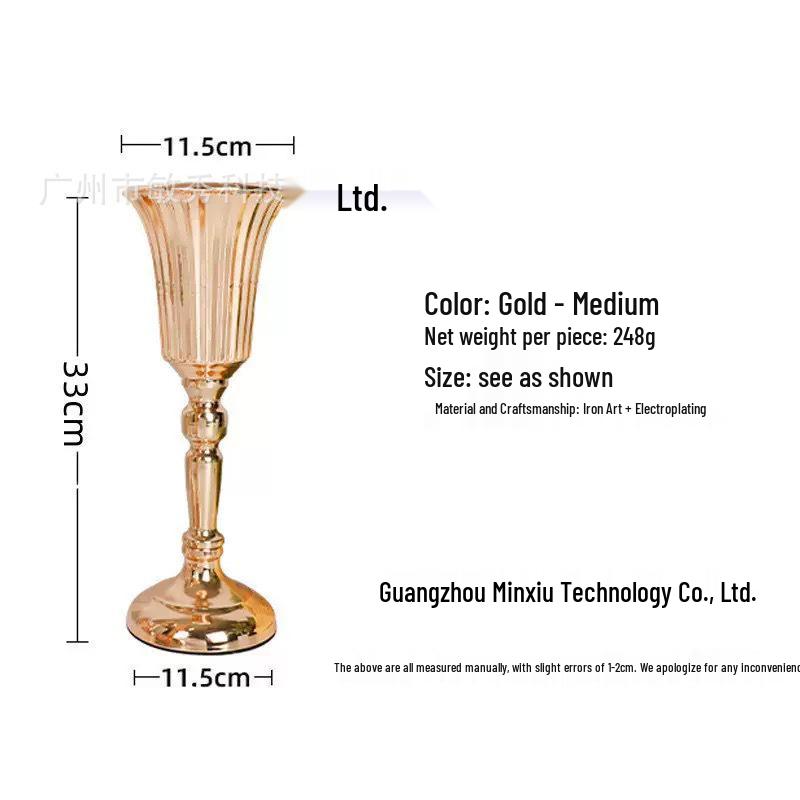 European-Style Decorative Flower Arranger Vase for Weddings and Home Decor