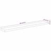 VidaXL Wall Shelf, Floating Shelf, Wall Decoration for Office Living Room, Rectangular Solid Acacia Edge 370233