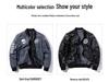 Jaqueta Esportiva Dupla Face Masculina da NASA: Fato de Voo da Força Aérea para Outono/Inverno - Moda Jovem, Tamanhos Grandes Disponíveis