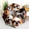 A Group of Dogs  pattern, automatic folding umbrella, portable and foldable design, 8 ribs, a Christmas or birthday gift.