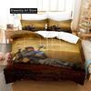 2D Death Stranding Bedding Set Single Twin Full Queen King Size Bed Set Aldult Kid Bedroom Duvetcover Sets Anime Parure De Lit