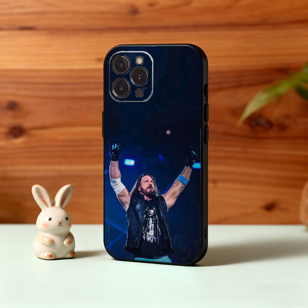 Charismatic A-AJ S-Styles Phone Case For iPhone17,16,15,14,13,12,Plus,Pro Max, 5G Others Soft Black Cover