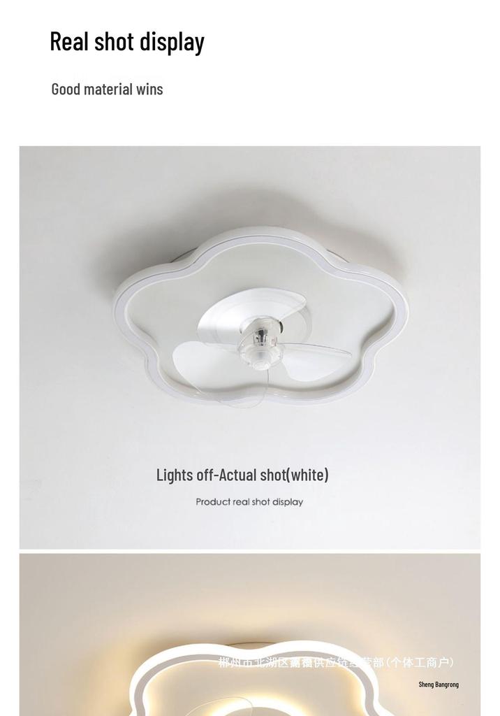 Cloud Lamp for Children's Room - Nordic Ceiling Fan Lamp