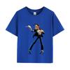 Kinder Michael Jackson Rock N Roll T-Shirt Kinder Mode Rundhals Oberteil Sommer Freizeitkleidung für Jungen und Mädchen