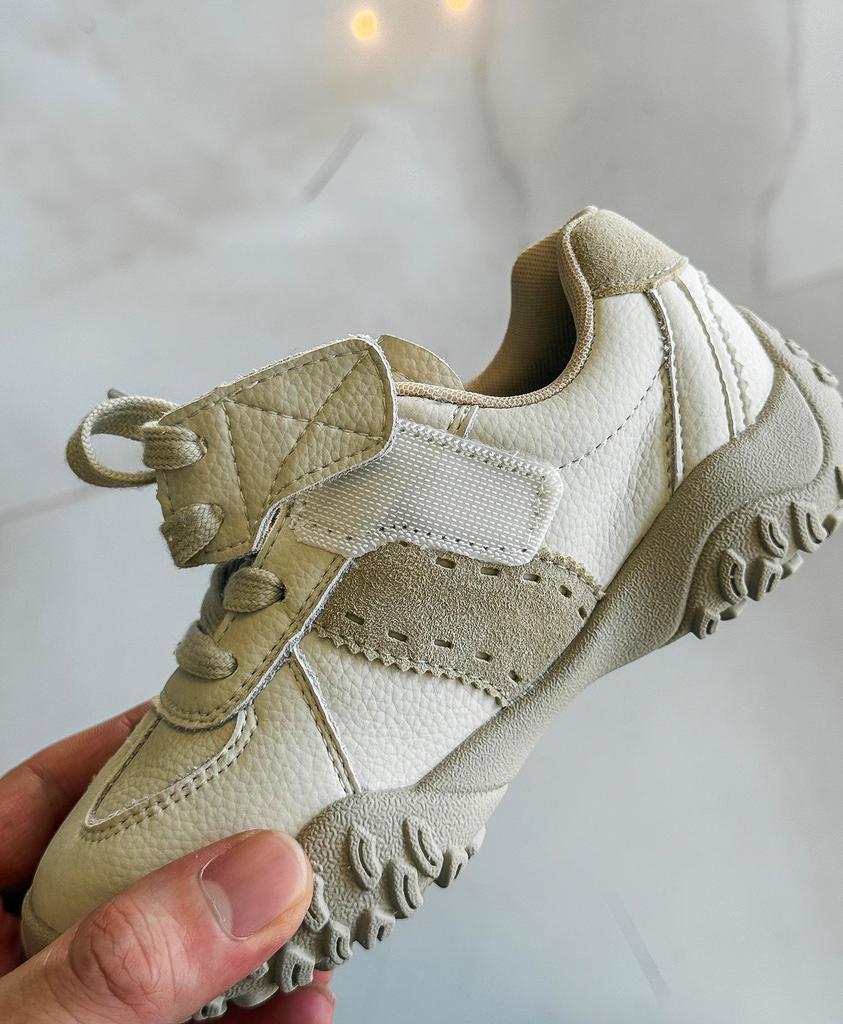 Wiosna 2026 Modne Wszechstronne Antypoślizgowe Niemieckie Buty Treningowe dla Dzieci - Unisex Prawdziwa Skóra Codzienne Sportowe Trampki