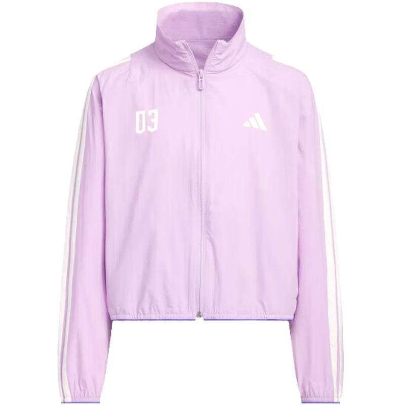 Adidas Girls UPF50+ Lightweight Cool-Feel Sun Protection Jacket L