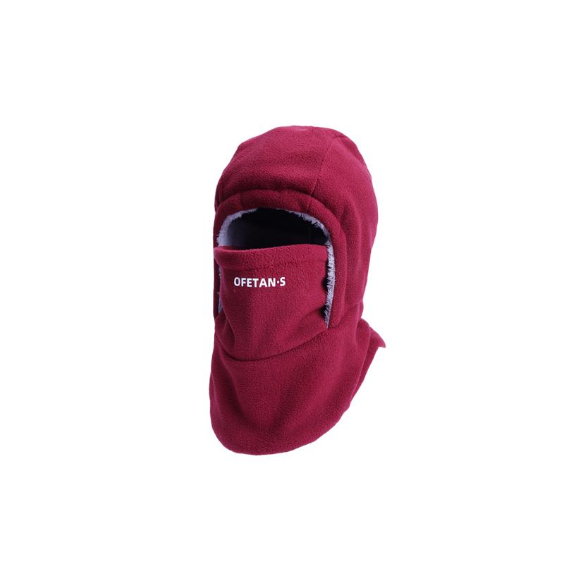 

Warm Fleece Riding Full Face Mask Covers Outdoor Balaclava Cycling Cap Motorcycle Ski Warm Neck Mask Ear Protection Hat красный