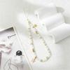 Cute Acrylic Wristband Mobile Phone Strap Five-Pointed Star Keychain Phone Bead Charm Straps Beaded Lanyard Decorative