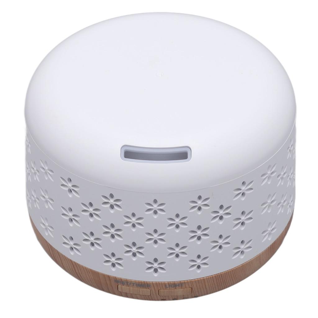 Wood Grain Humidifier 300ml Aromatherapy Diffuser with Auto Off 7 LED Color Lights 100?240V EU Plug