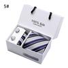 5Pcs Men Handkerchief Cuff Button Necktie Suit Wedding Party Accessories?Gift