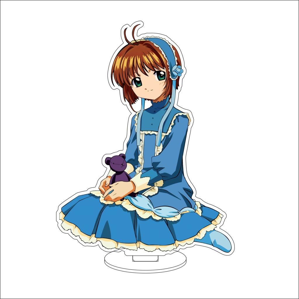 16CM Anime Cardcaptor Sakura Cosplay Acrylic Stand Ornaments KINOMOTO TOUYA/Daidouji Tomoyo Figure Stand Halloween Gifts