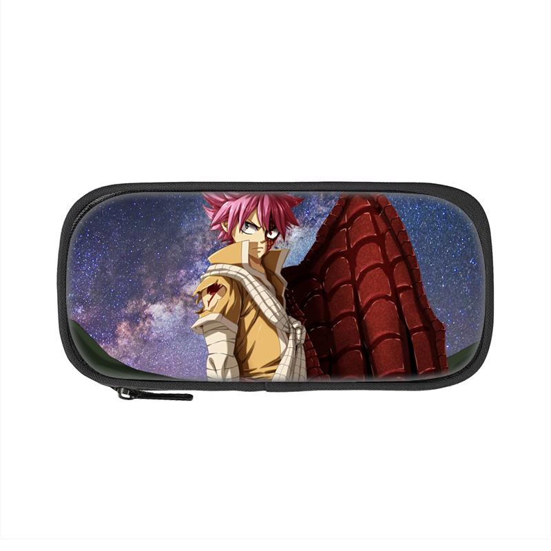 Fairy Tail Pencil Case Pen Bag Boys and Girls Best Gift Stationery Sport Travel Women's Makeup Bag