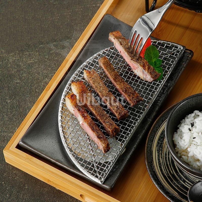 Japonský kulatý lávový kámen alkoholový gril vysokoteplotní kamenná deska BBQ gril komerční pro jednu osobu steaková deska bivak