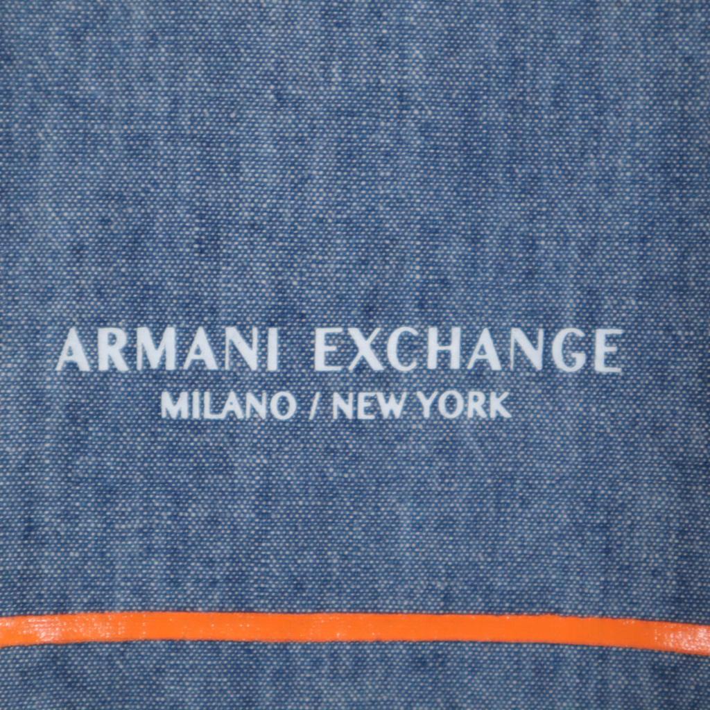 Armani Exchange Long Sleeve Chambray Shirt XS Blue Navy Blue Men's Used