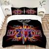 3pcs LED ZEPPELIN Cover Set, 1 Cover + 2 Pillowcases (No Insert), Bedding for All Seasons, Bedding,Bedroom Decor yy250922021