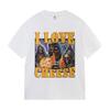 Funny I Love Cheese Skeleton Graphic T-Shirts Men Women Vintage Harajuku Short Sleeve T-shirt Summer Cotton Tops fashion T Shirt