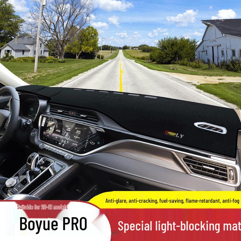 Anti-Glare Sunshade Mat for Geely Boyue 22 XPRO Dashboard