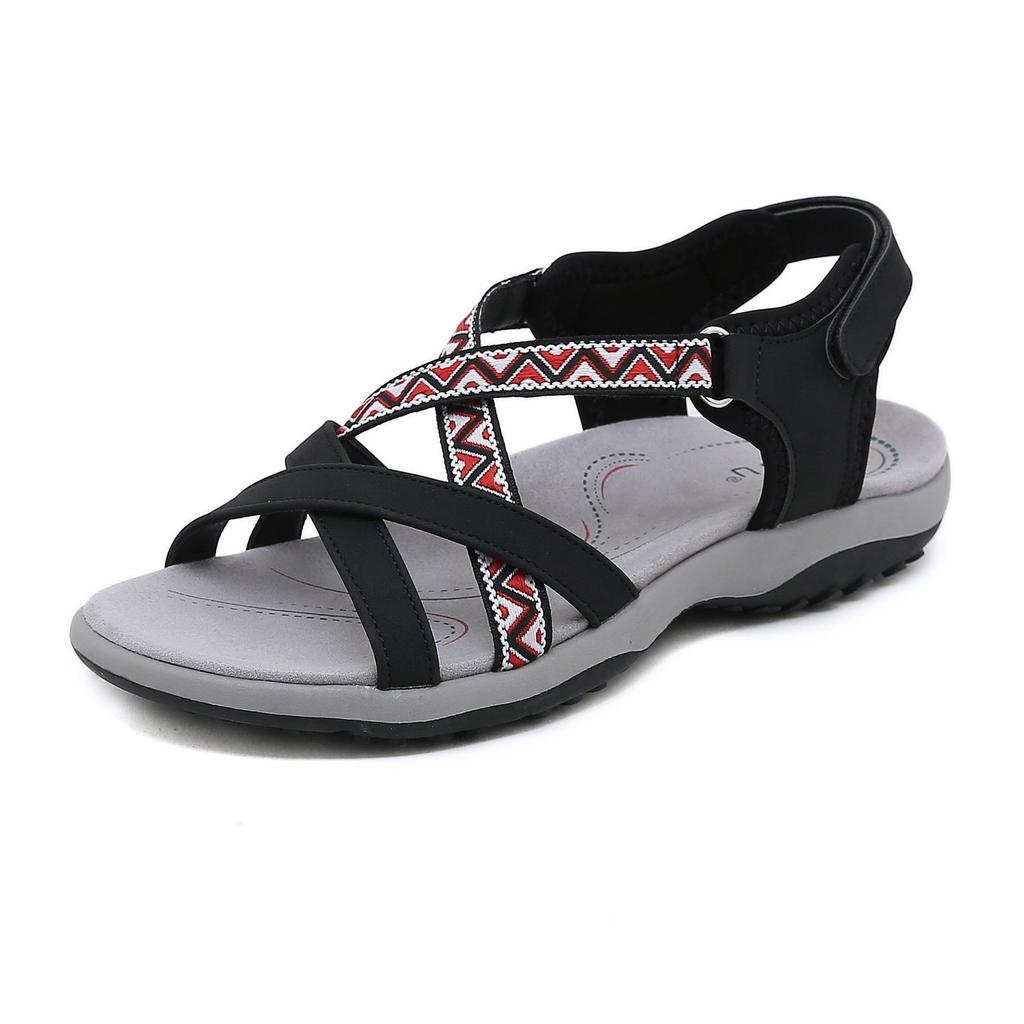K6357-5 Women's Sports Sandals 2024: Comfortable, Wear-Resistant, Flat Style.