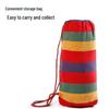 Rainbow Striped Portable Outdoor Hammock Chair for College Students