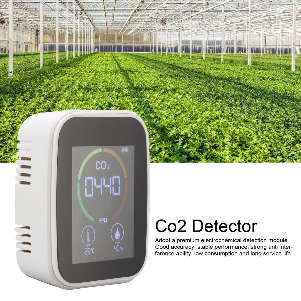 Indoor Quality Monitor Co2 Carbon Dioxide Detector TVOC Temperature Humidity Quality Detector