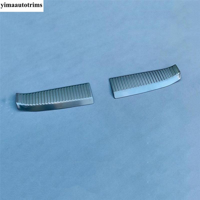 For Honda HR-V HRV Vezel  Rear Bumper Sill Scuff Plate Protector Guard Cover Trim Overlay Car Stainless Steel Accessories