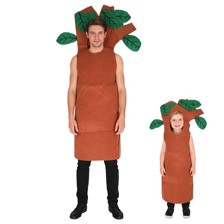 Kids Funny Tree Outfits Novelty Tree Costume Tree Jumpsuits Halloween Cosplay Costume for Stage Performances Roleplay