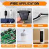 White Liquid Electrical Tape Fast Dry Waterproof Insulation Sealant Glue Phone USB Data Cable Charger Cord Wire Repair Paste