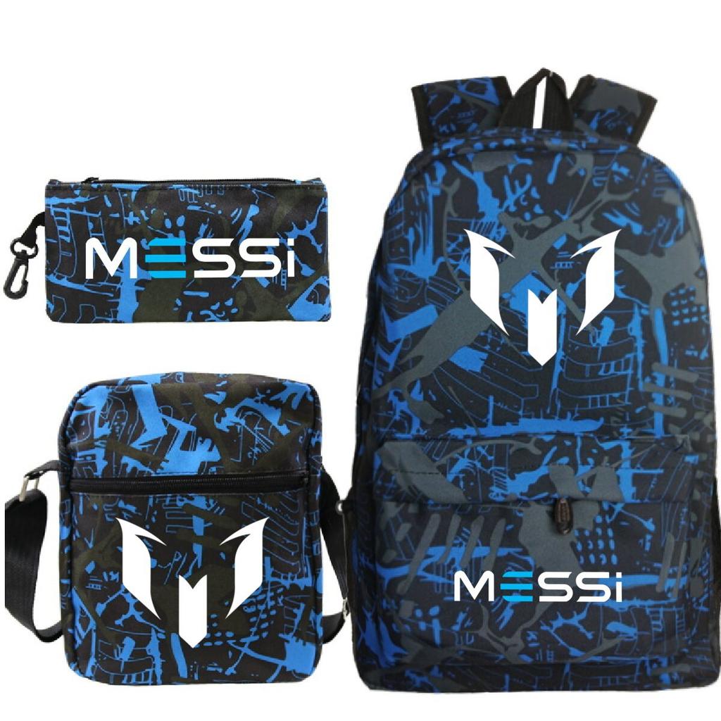 Football Printed Student Backpack Multifunctional Usb Interface Large Capacity Leisure Travel Backpack