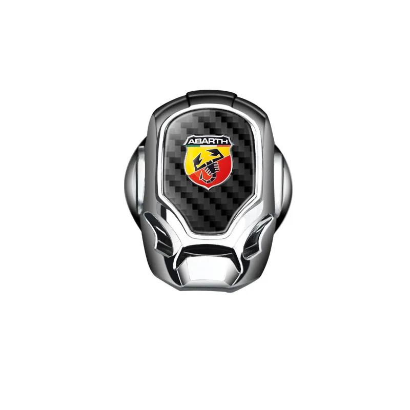 Car One-click Start Interior decoration Car start button decoration For Fiat Abarth 595 Abarth 500 Abarth 124 Spider Accessories V10