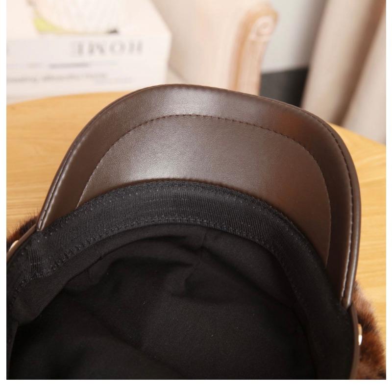 Women S Fashion Versatile Fleece Lined Leopard Print Beret Hat For Autumn Winter