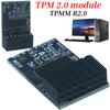 For Asus Computer TPM-M R2.0 LPC 14-1 Pin TPM-M R2.0 Hardware Security Chip 15x25mm TPM-M R2.0 Module for Asus Motherboards