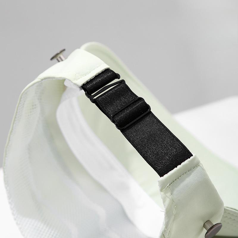 Women's Summer Half Visor Sun Hat UV Protection Bucket Cap Sunshade Hat with Duckbill Brim