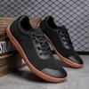 Size 47 Walk Men's Sneakers Knitted Fabric Flat Sports Shoes Jogging Casual Shoes Male Non-slip Cycling Fitness Skateboard Shoes