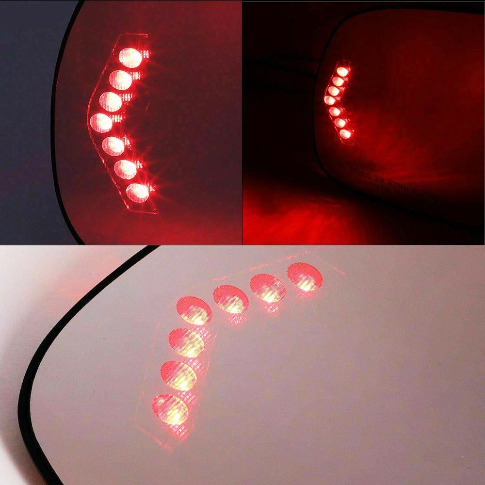 1Pcs LH Driver Side Mirror Glass Heated Turn Signal For Cadillac Escalade 2003-2005 For Chevy Silverado Car Right Mirror Glass