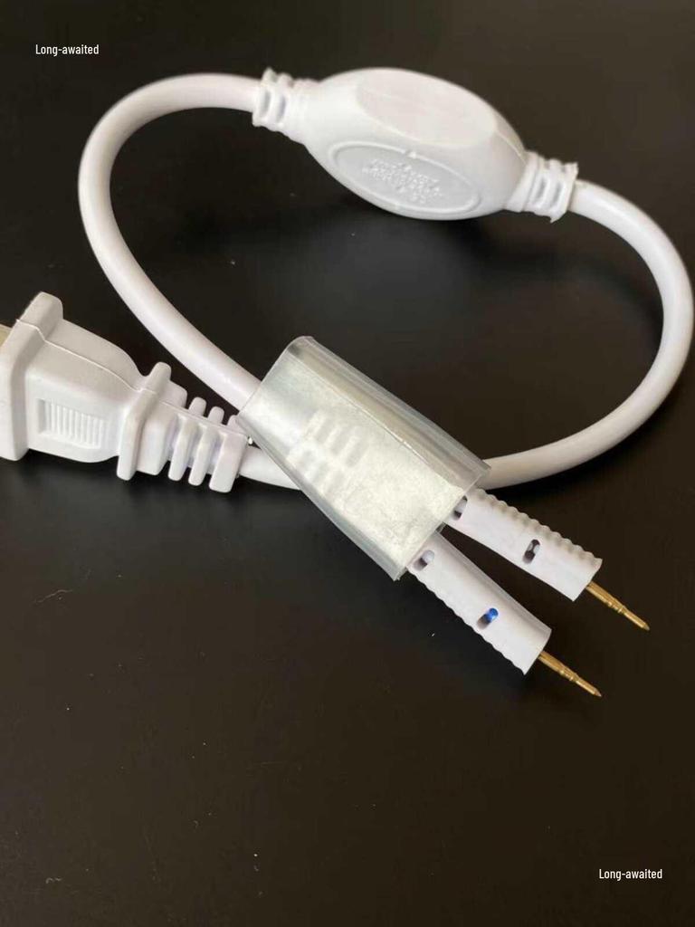 Universal LED Light Strip Connector & 220V Power Converter with Adjustable Pitch