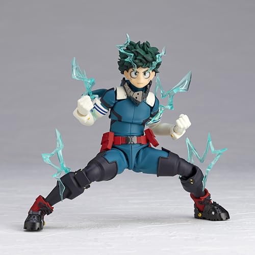 Kaiyodo Revoltech Amazing Yamaguchi My Hero Academia Izuku Midoriya, Approximately 150mm Tall, Non-scale PVC & ABS Painted Action Figure