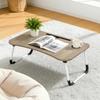 VECELO Folding 70cm X 48cm X 27cm Multifunctional Laptop Large Design That Complements Simple Japanese Table, (W) (D) (H), 2.95kg, Desk, PVC-coated
